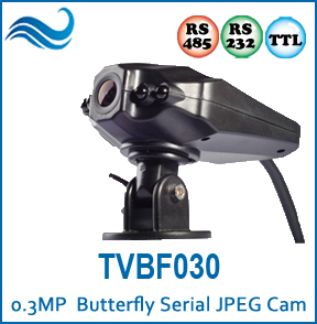 0.3MP Butterfly JPEG Serial Camer